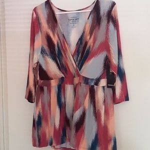 Retro Supersoft Surplice Top